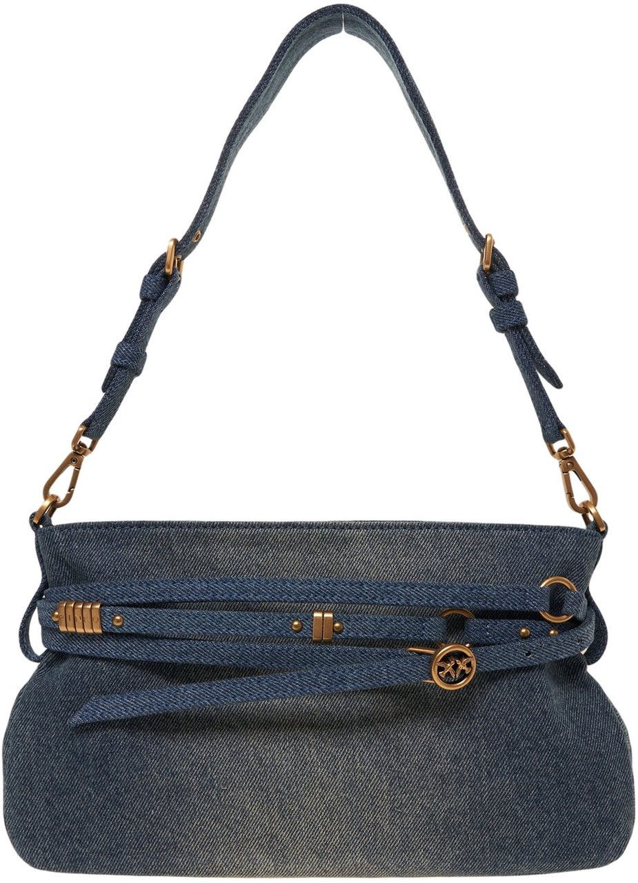 Pinko Clutch 'Belt Bag' Blauw