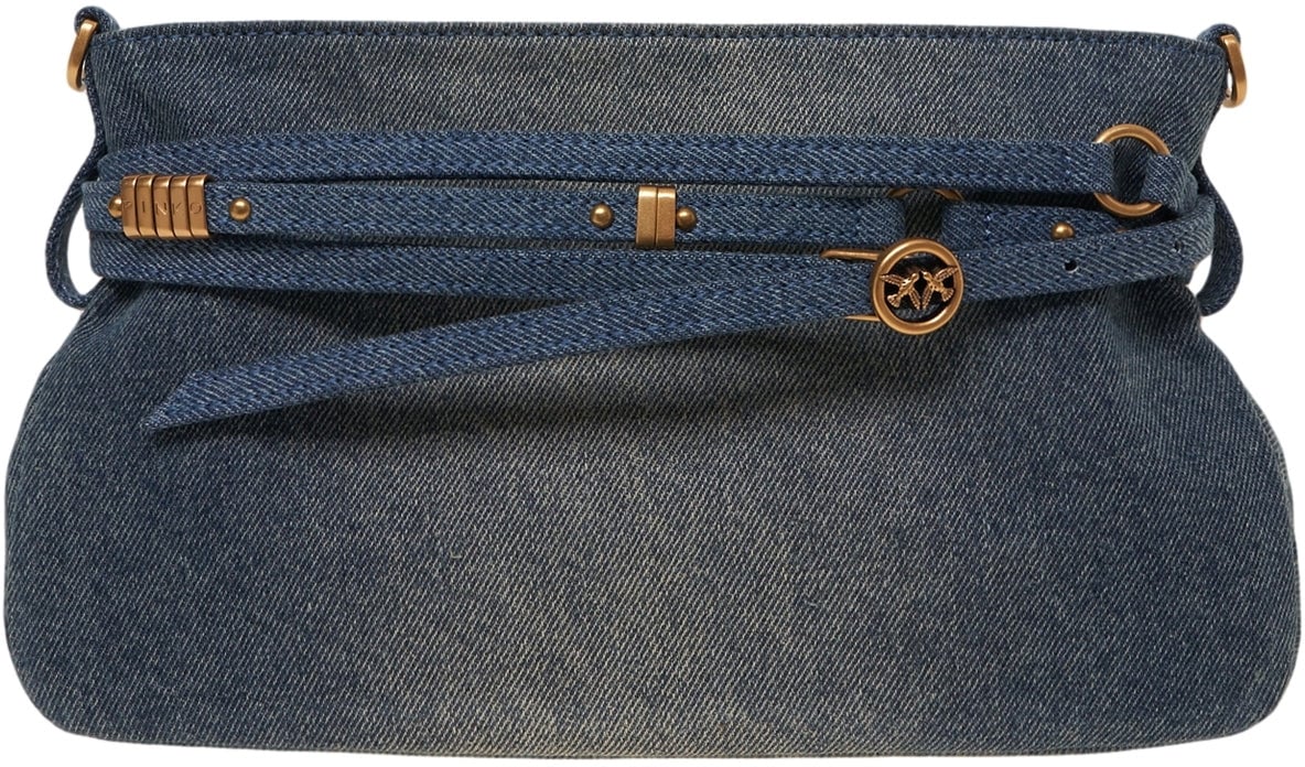 Pinko Clutch 'Belt Bag' Blauw