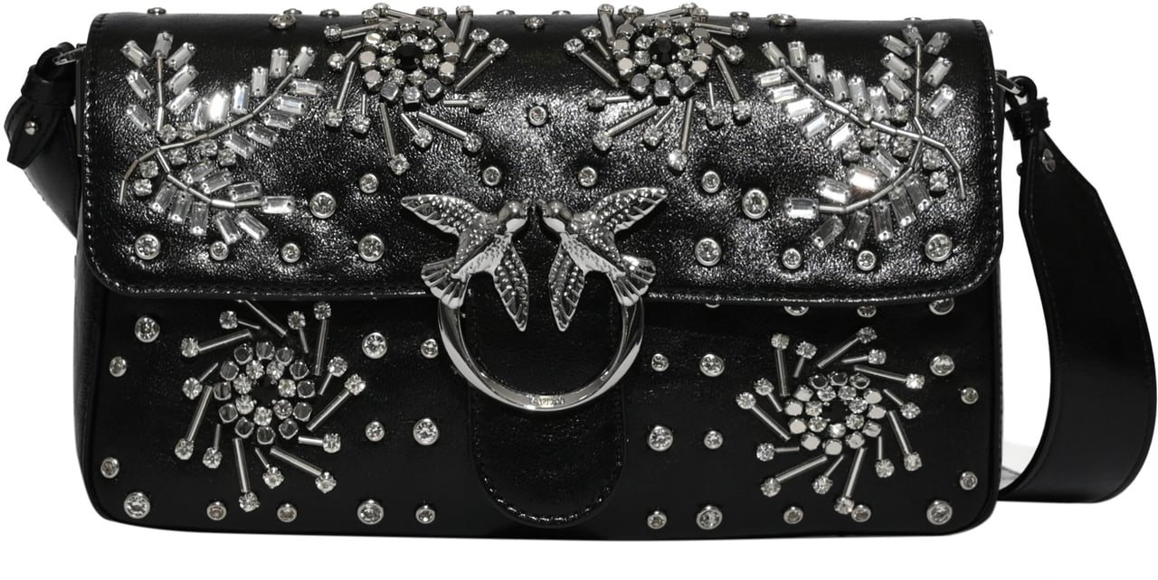 Pinko Bags Nero Limousineshiny Nickel Divers
