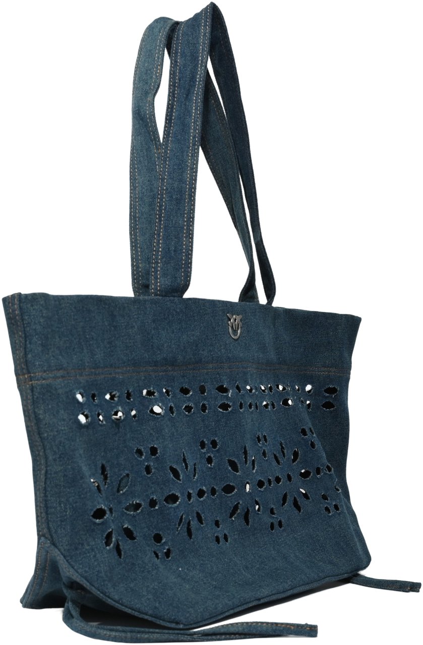 Pinko Bags Lavaggio Marmorizzato-Old Nick Blauw
