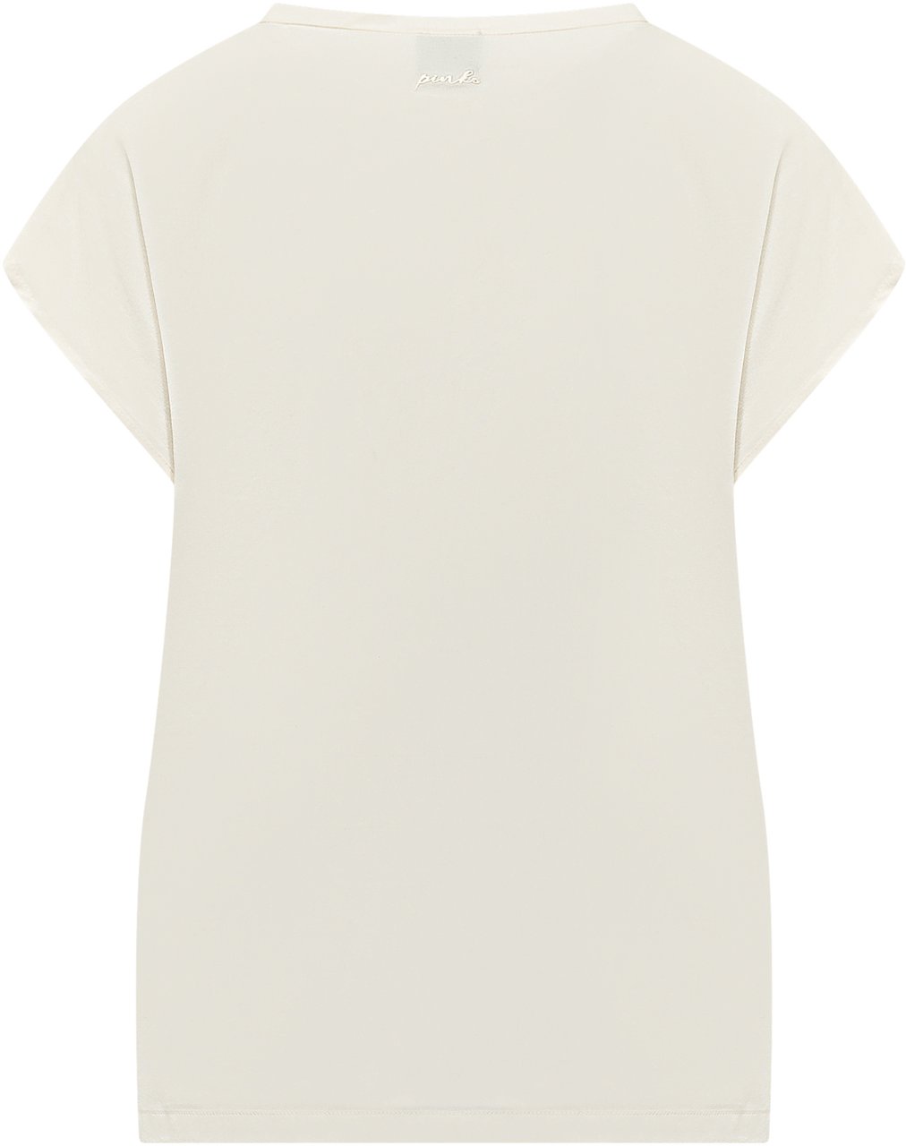 Pinko Blusa Blossom con Maniche Corte Wit