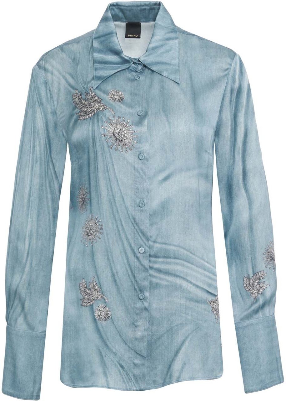 Pinko Blouse 'Christa' Blauw
