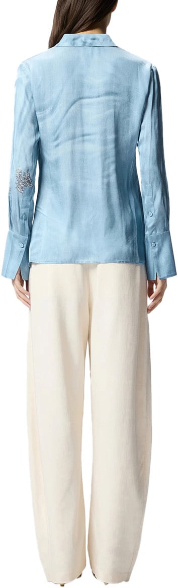 Pinko Shirts Cyan Cyaan