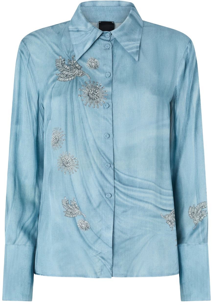 Pinko Shirts Blue Blauw