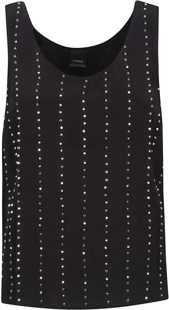 Pinko Tessa Tank Top Black Zwart