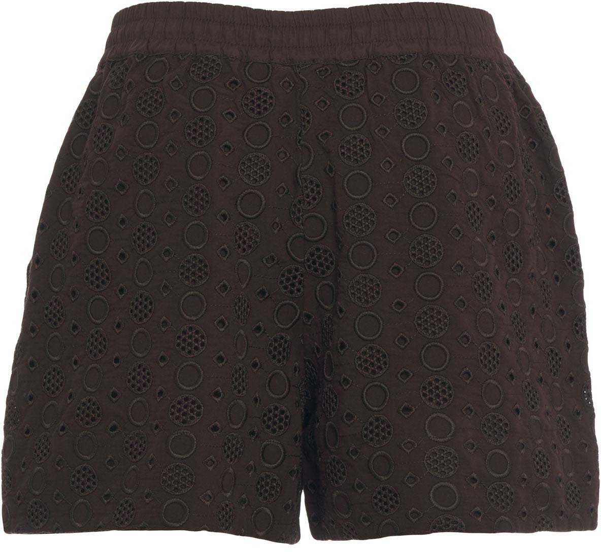 Pinko Shorts with broderie anglaise 'Liz' Bruin