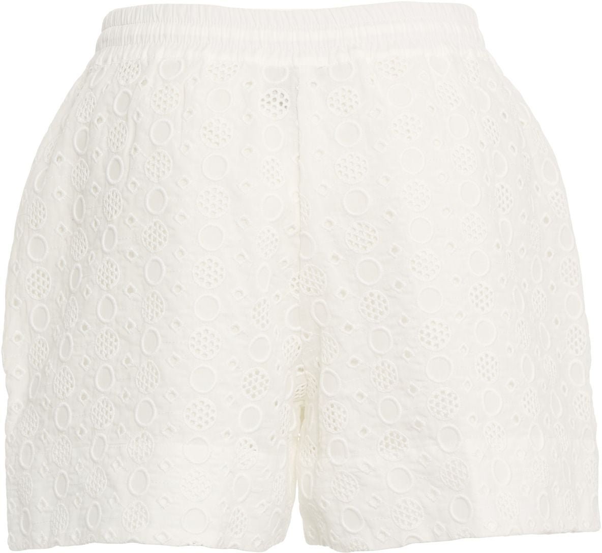 Pinko Shorts with broderie anglaise 'Liz' Wit