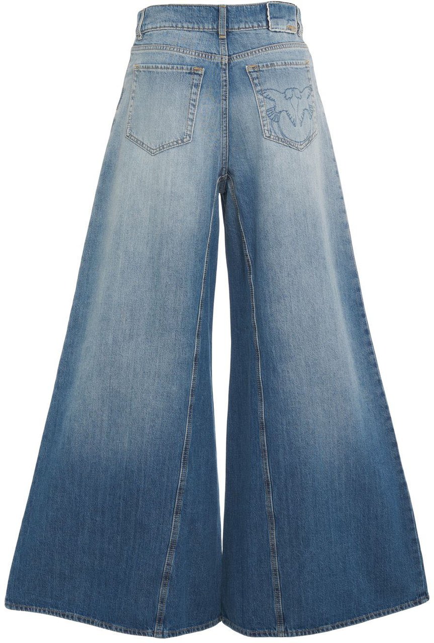 Pinko Wide leg jeans 'Winona' Blauw