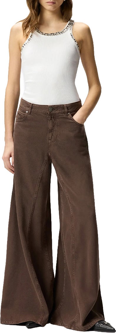 Pinko Jeans Brown Bruin