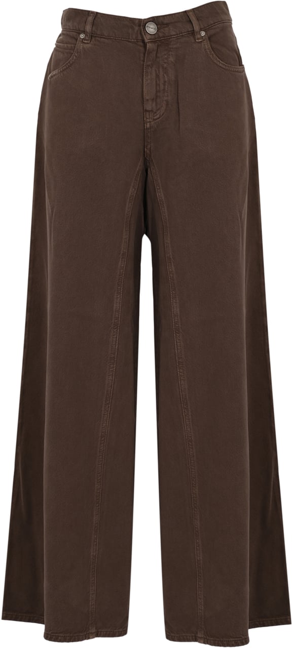 Pinko Trousers Brown Bruin