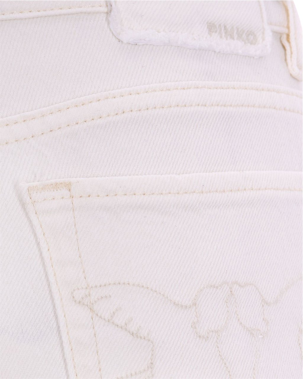 Pinko Trousers Bianco-Biancaneve Wit