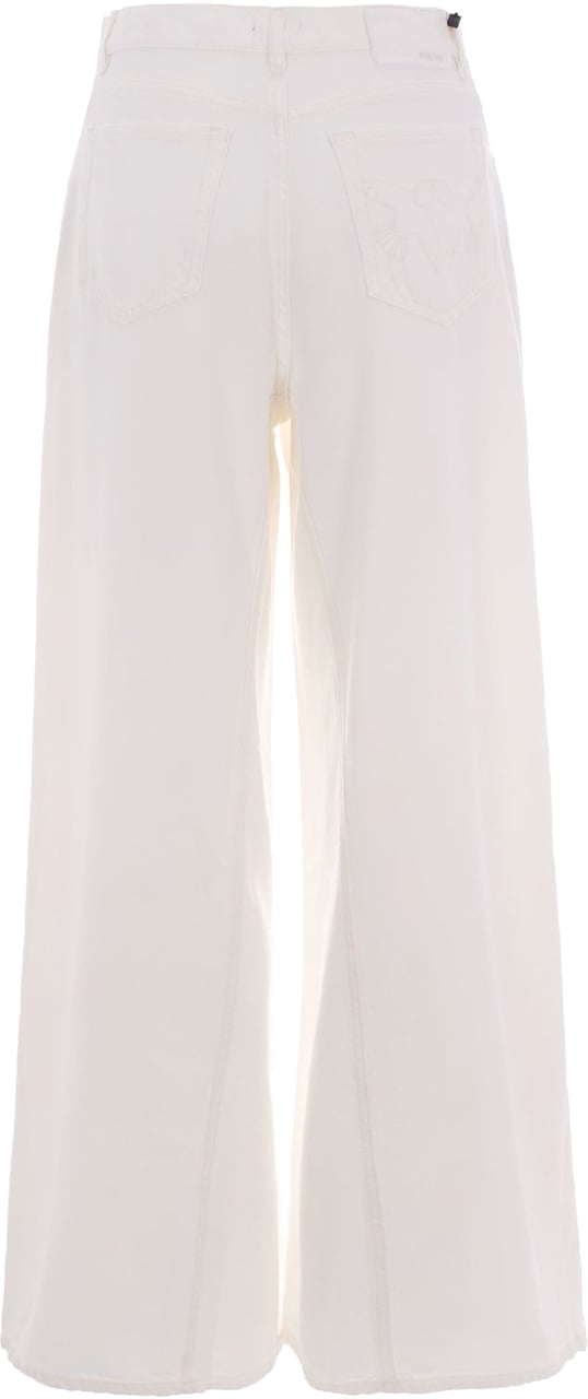 Pinko Trousers Bianco-Biancaneve Wit