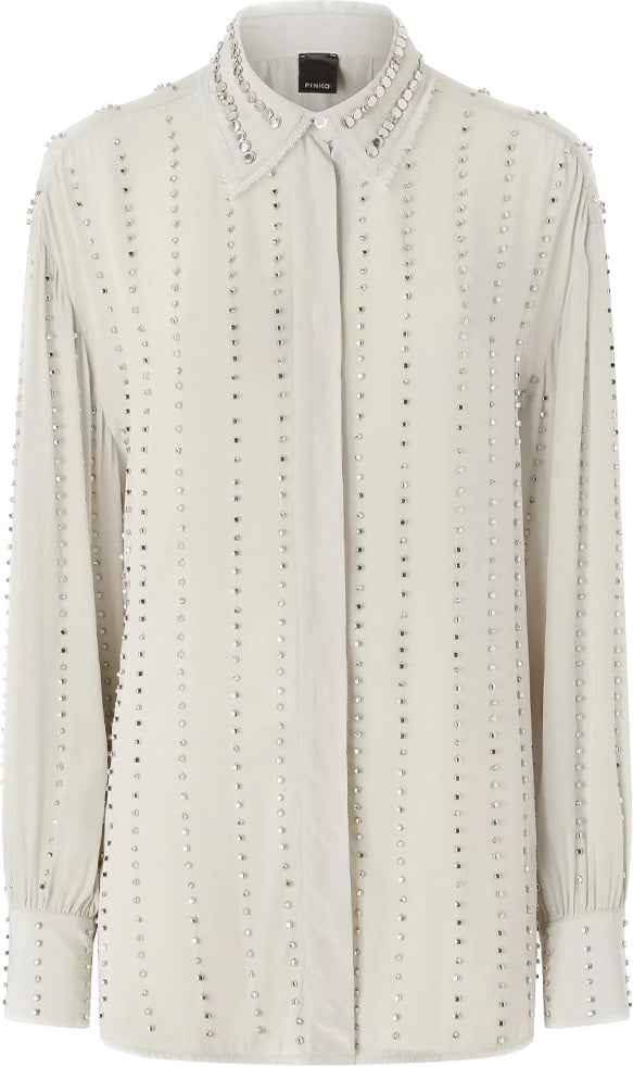 Pinko Shirts Gray Grijs