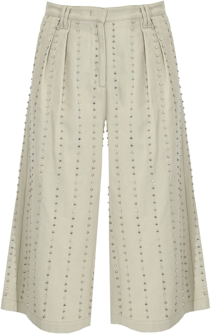 Pinko Trousers Grigio Colomba Grijs