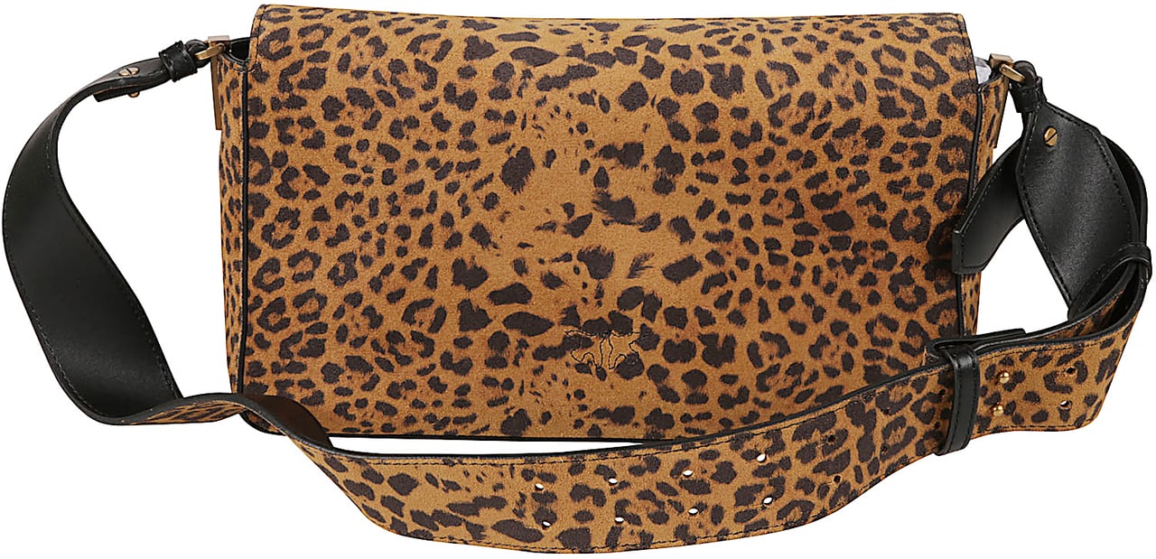 Pinko Love One Slouchy Classic Bag Brown Bruin