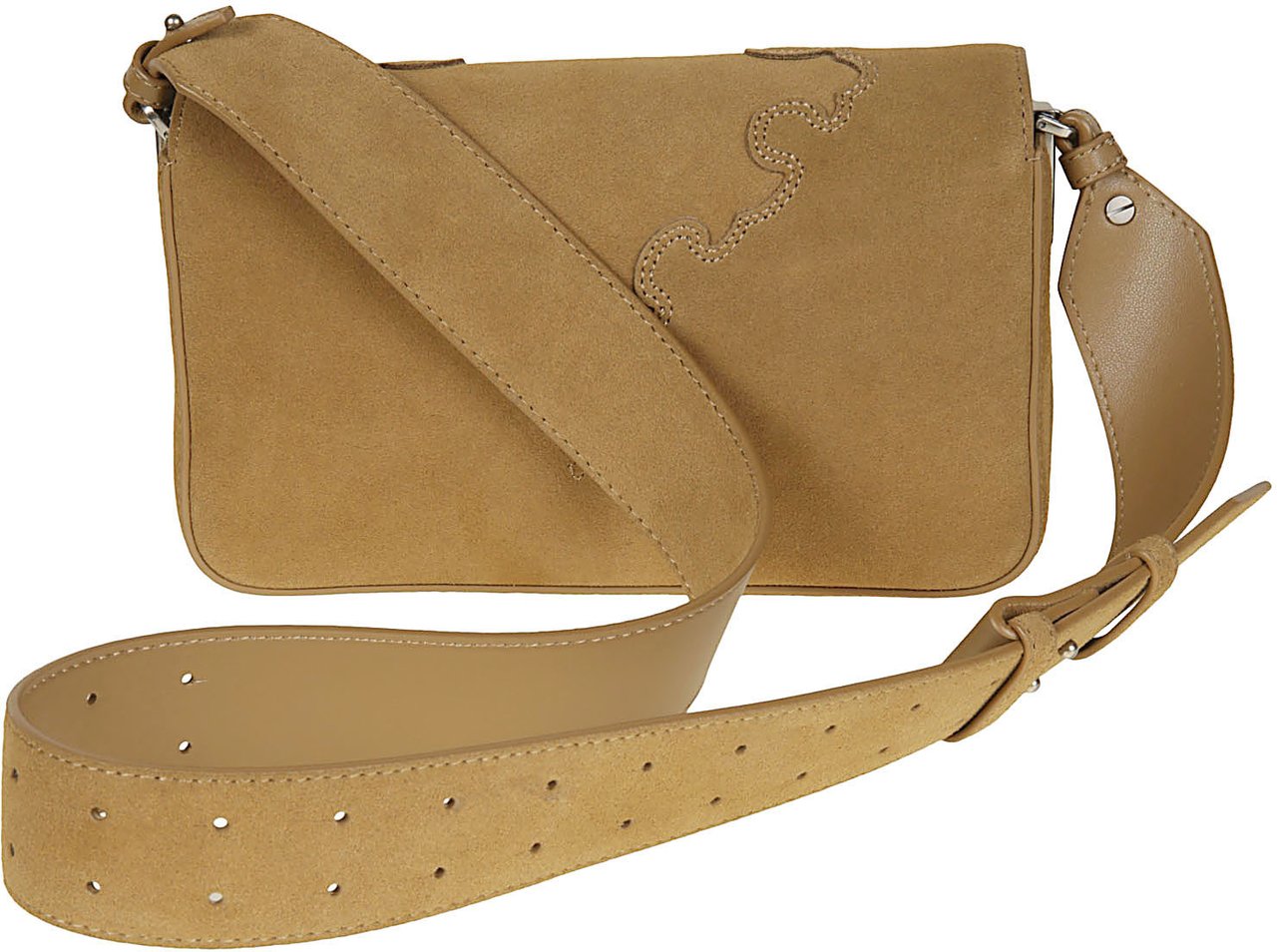Pinko Love One Slouchy Mini Bag Green Groen