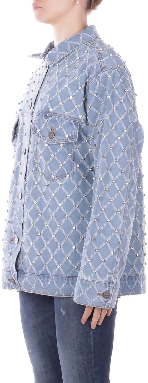 Pinko Jackets Light Denim Blauw