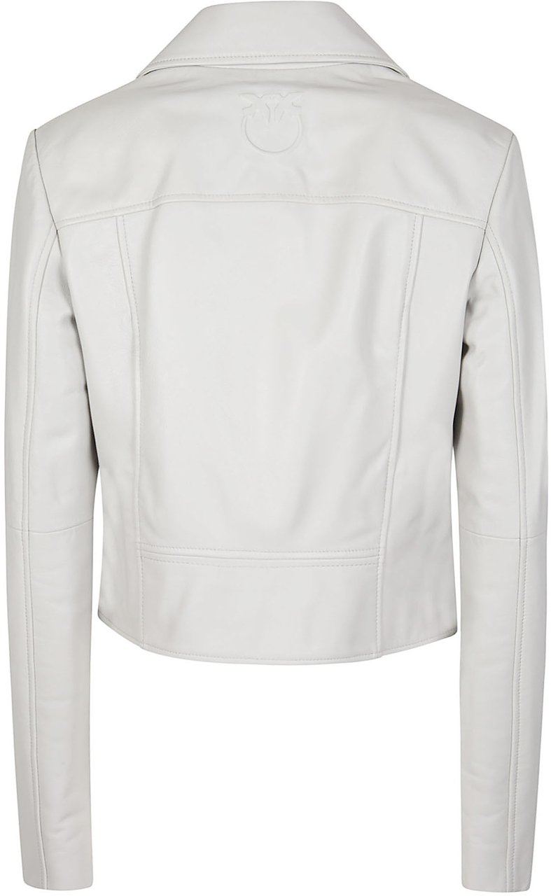 Pinko New Sensibile Biker Jacket Grey Grijs