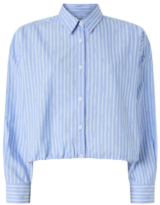 Pinko Shirts Clear Blue Blauw