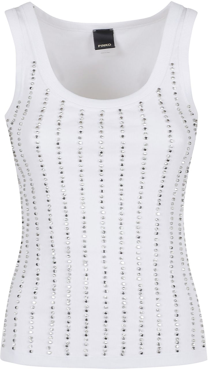 Pinko Cecily Tank Top White Wit