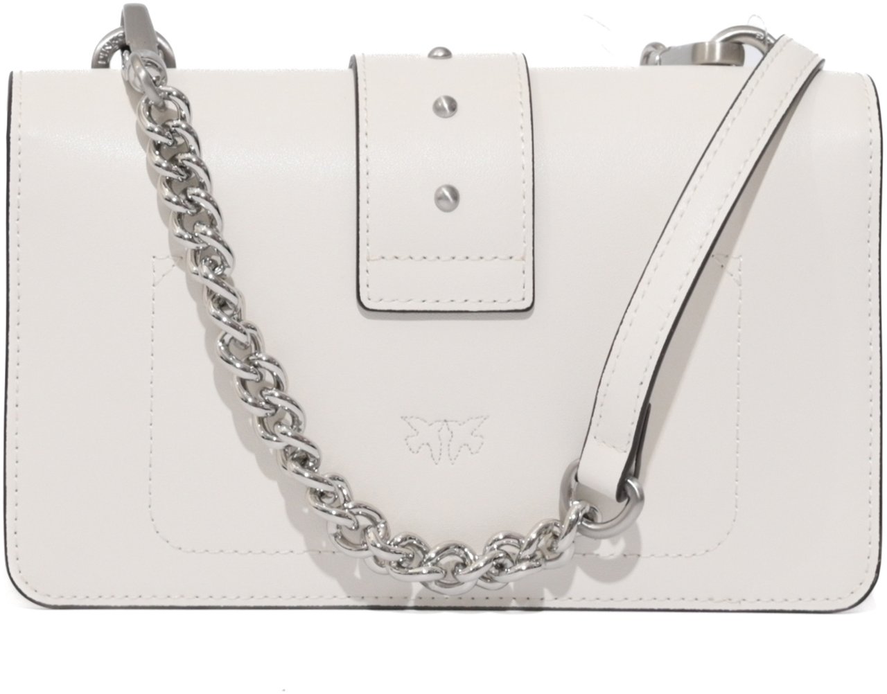 Pinko Bags Bianco Nembo-Matt. Silver Wit