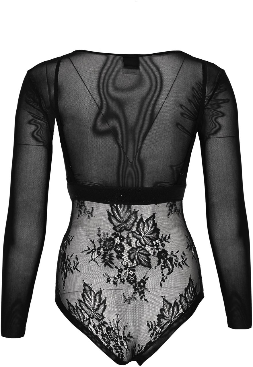 Pinko Top Nero Limousine Zwart