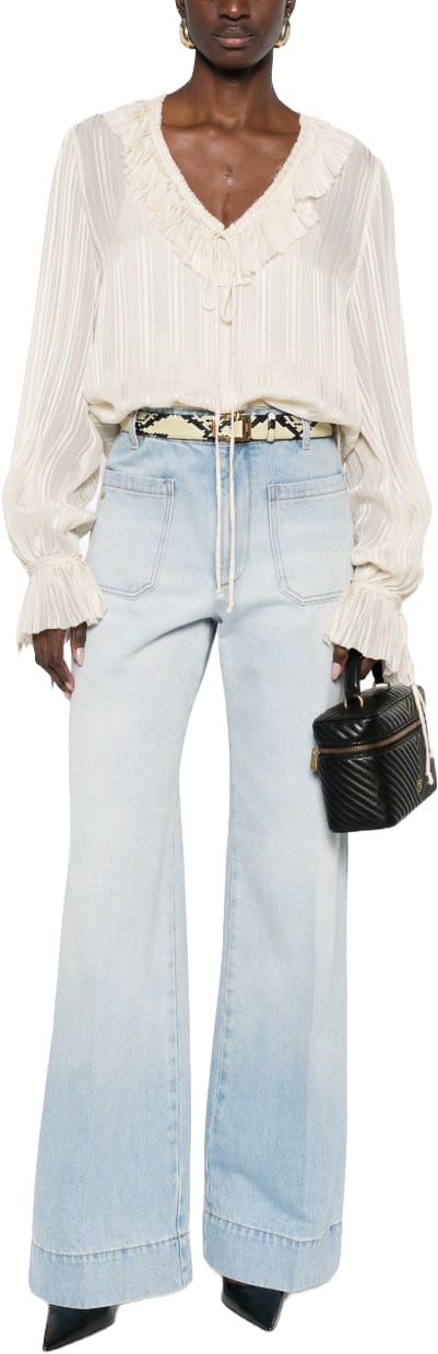 Pinko Shirts White Wit
