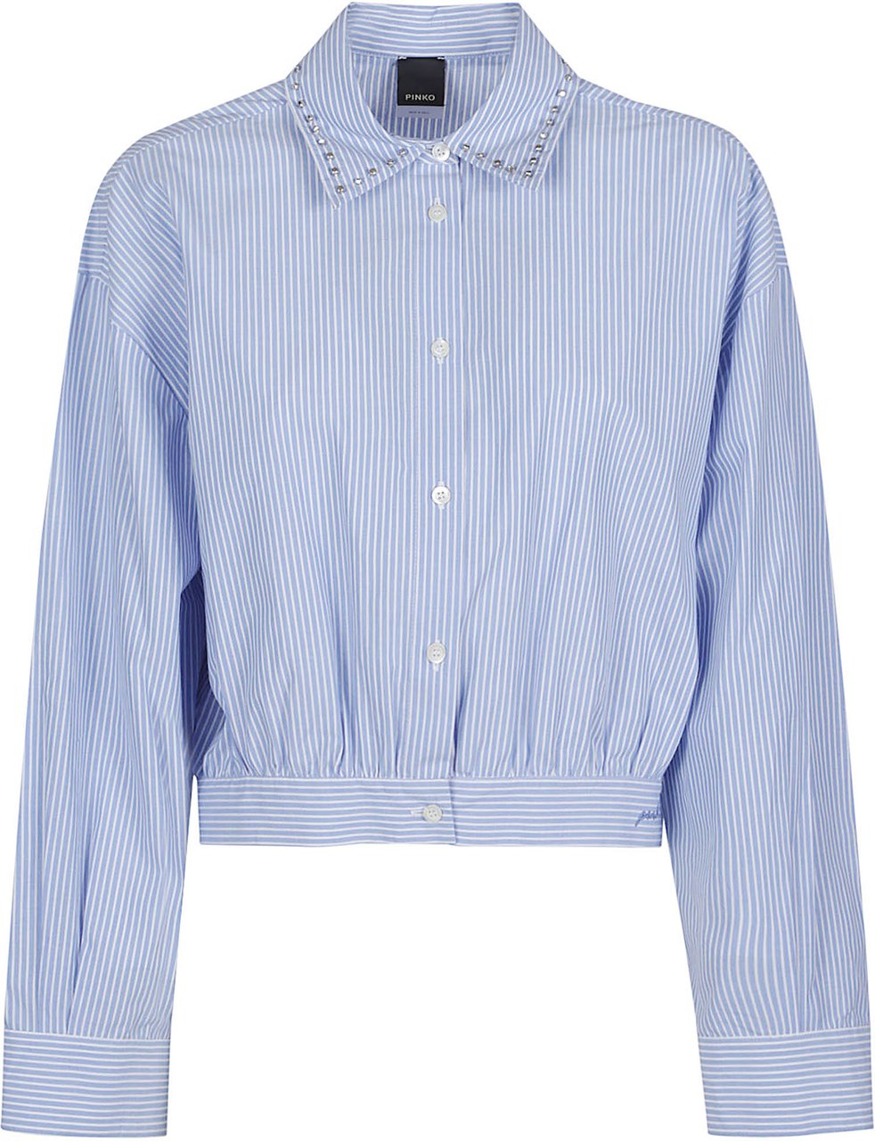 Pinko Charita Shirt Blue Blauw