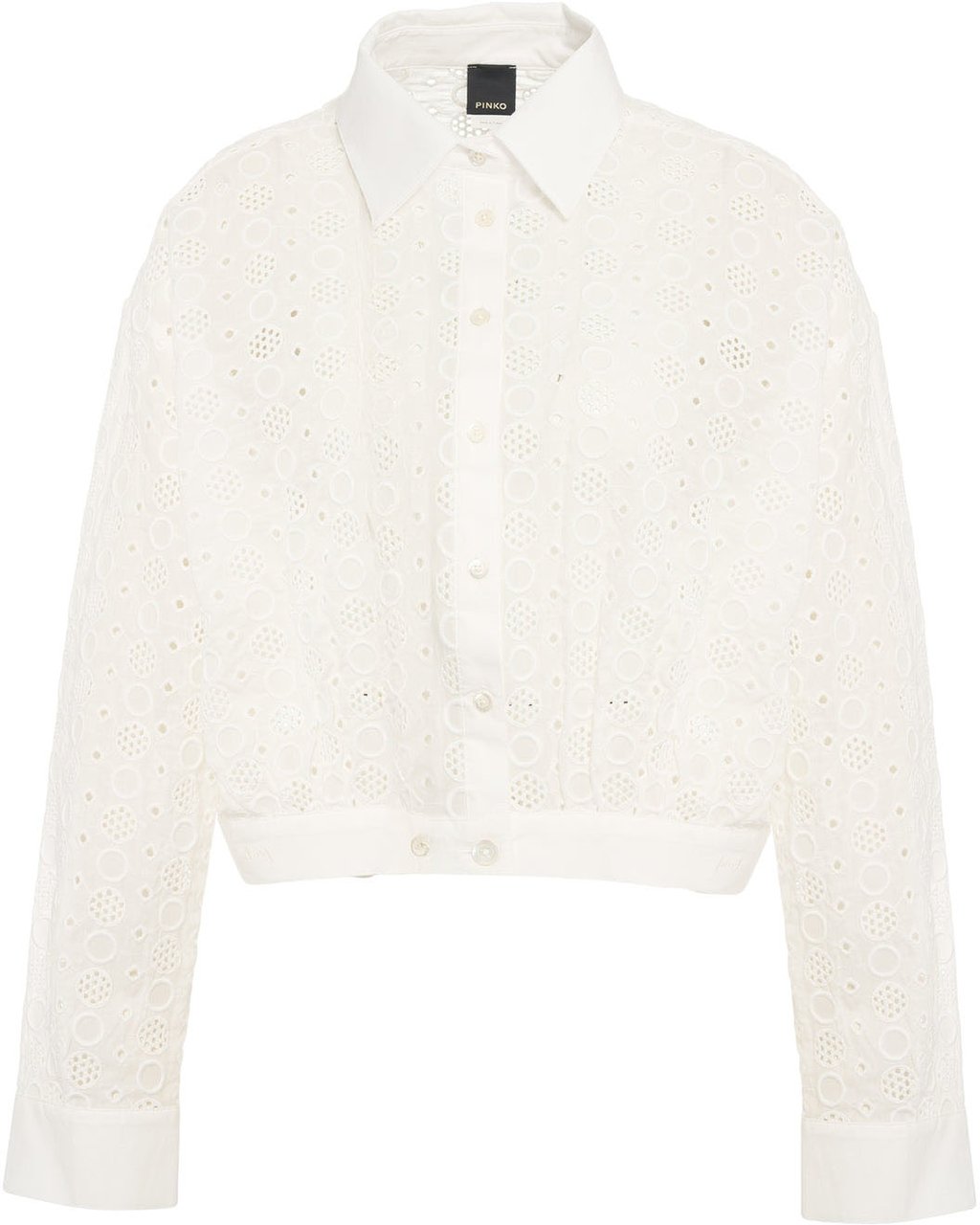 Pinko Sangallo emboridery blouse Wit