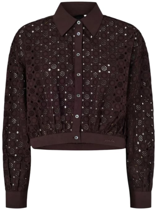 Pinko Shirts Brown Bruin