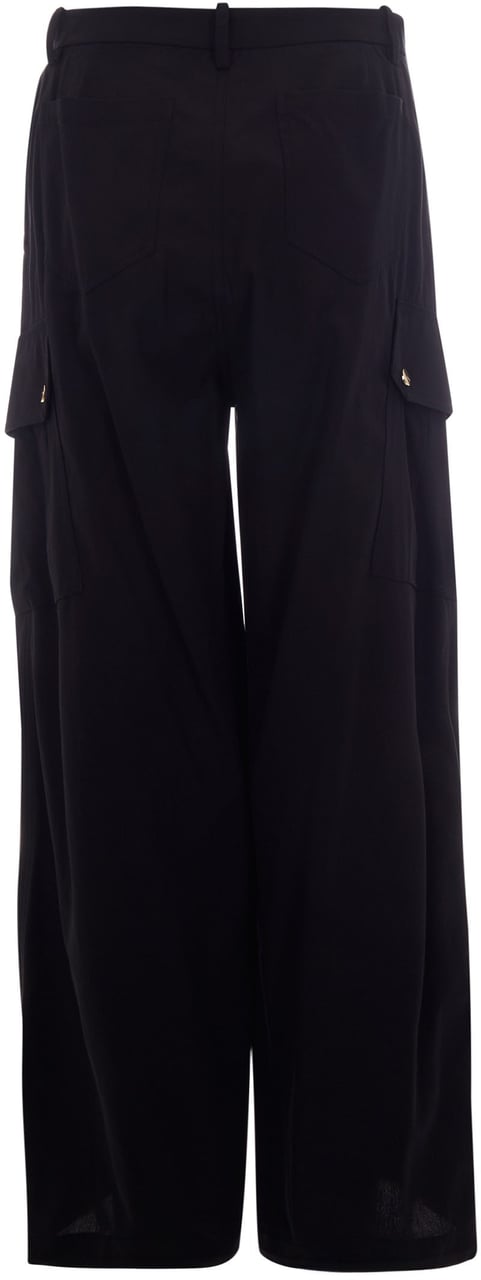 Pinko Trousers Nero Limousine Zwart