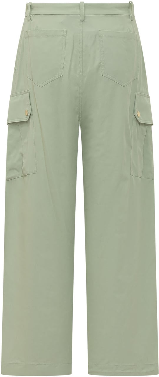 Pinko Pantalone Rosalin con Tasche Cargo Lime