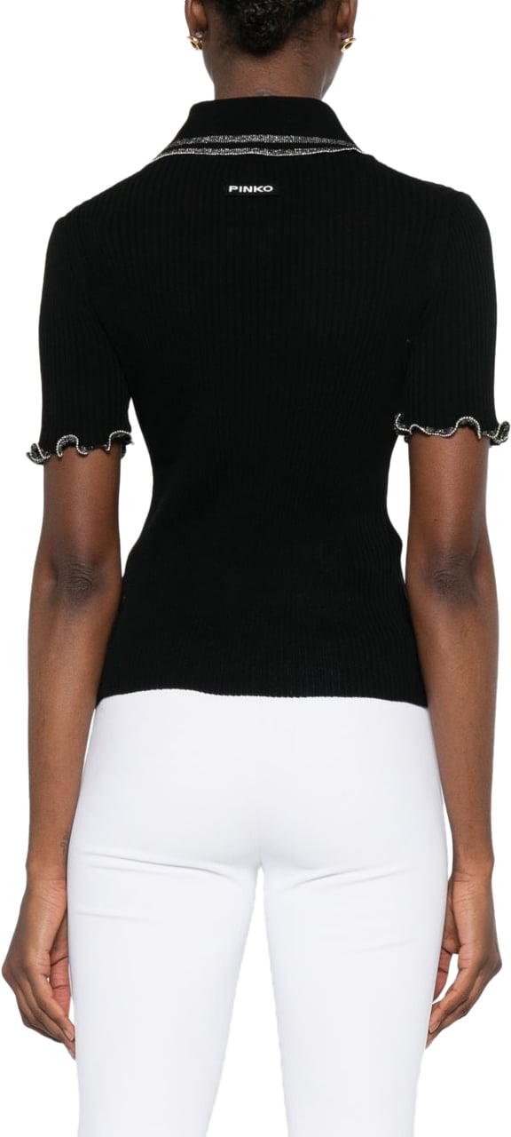 Pinko T-Shirts And Polos Black Zwart