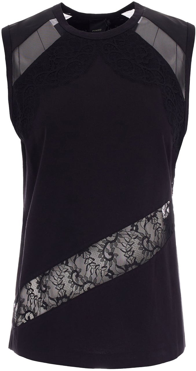 Pinko Sweaters Nero Limousine Zwart