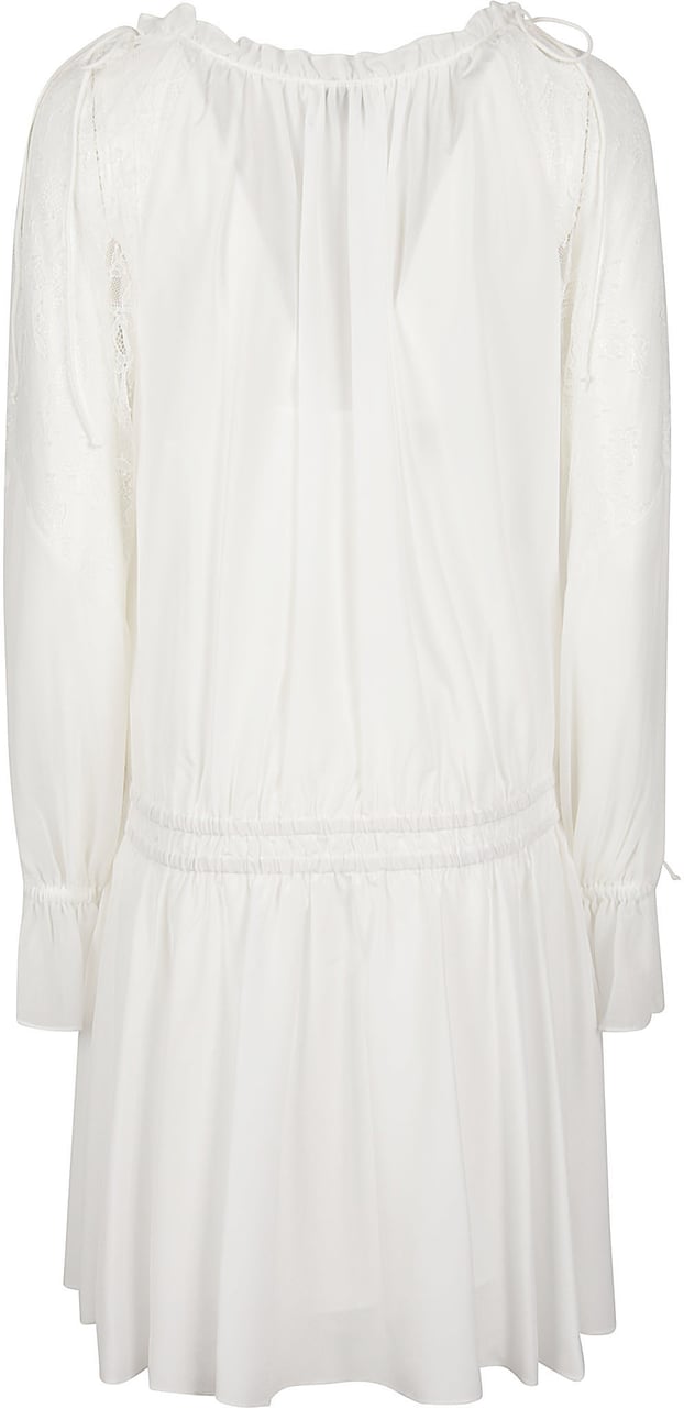 Pinko Aggie Mini Dress White Wit