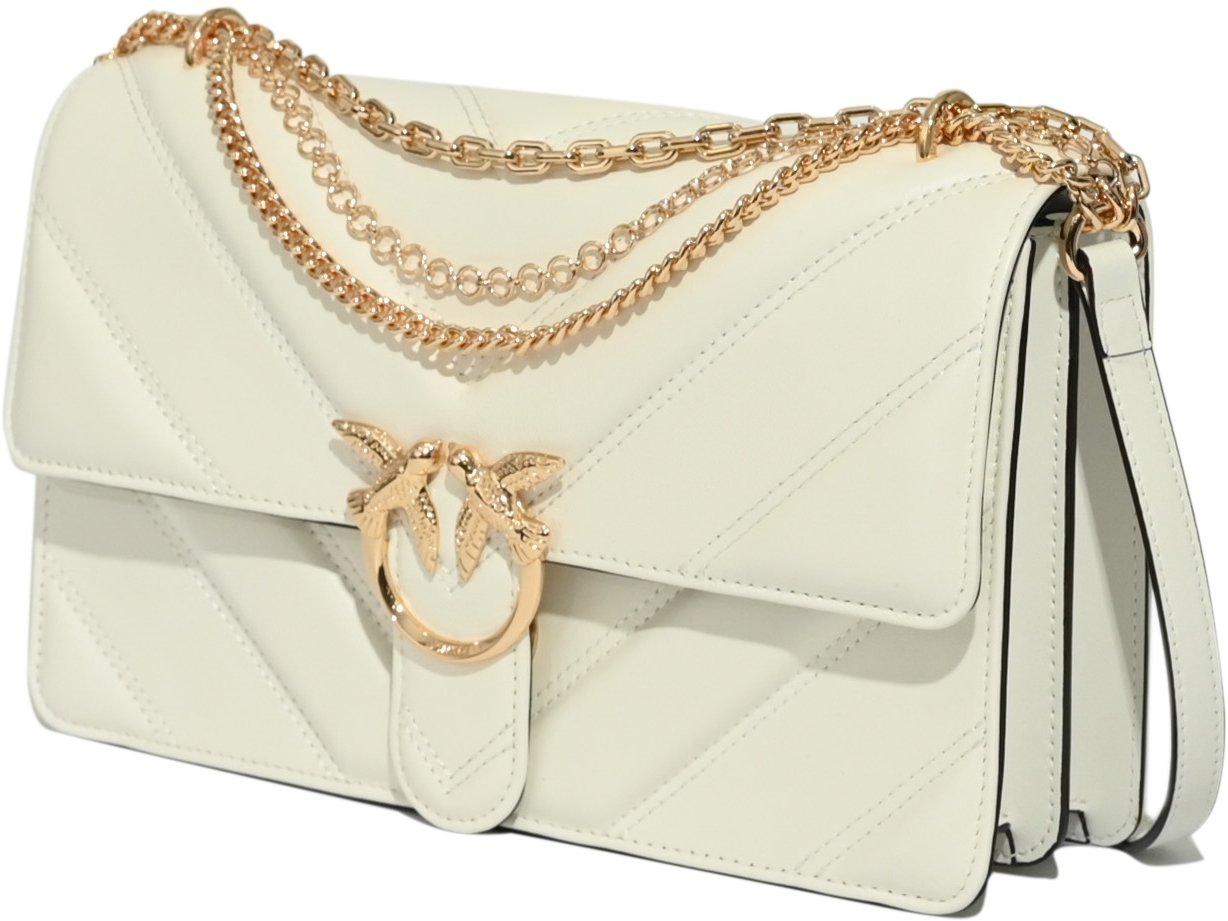 Pinko Bags Bianco Nembogold Mordore Wit