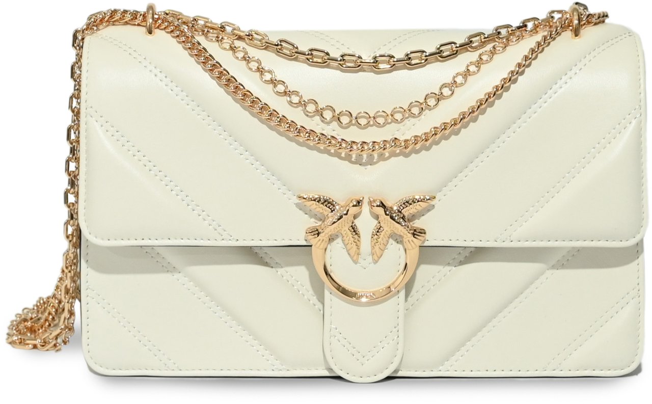 Pinko Bags Bianco Nembogold Mordore Wit