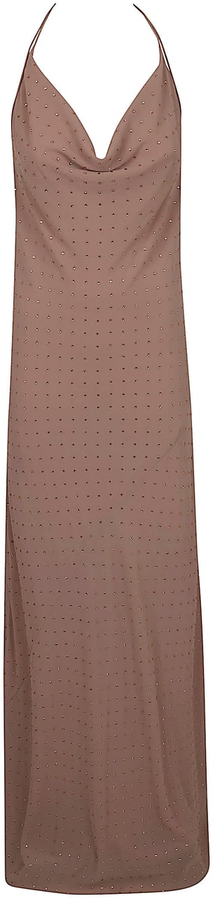 PINKO FARRO ABITO GEORGETTE FULL Paars