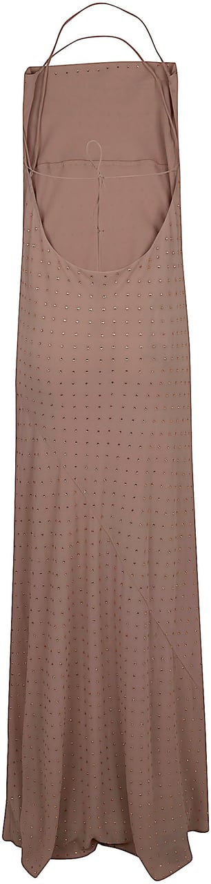 PINKO FARRO ABITO GEORGETTE FULL Paars