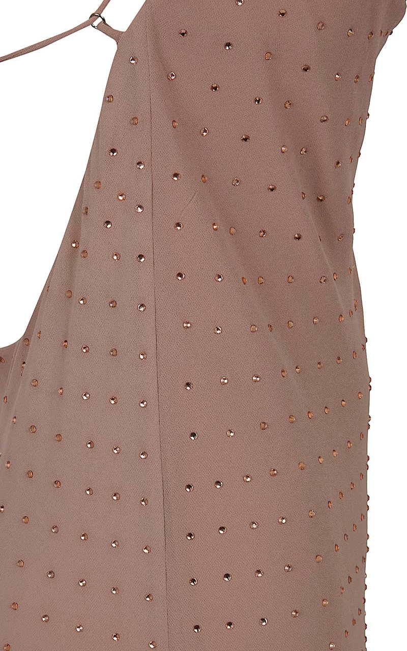 PINKO FARRO ABITO GEORGETTE FULL Paars