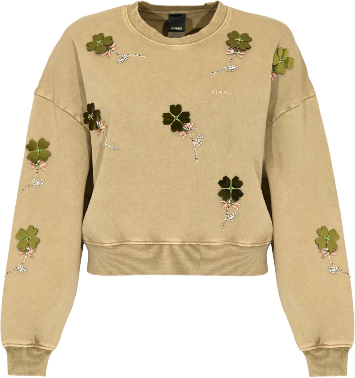 Pinko Sweaters Beigemacrocistide Beige