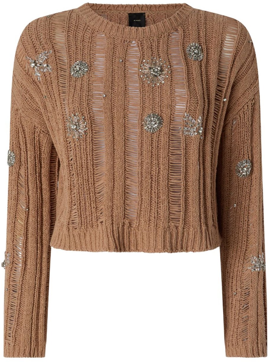 Pinko Sweaters Beige Beige