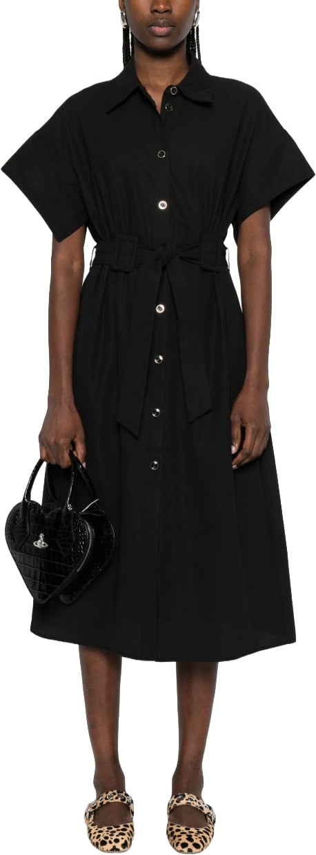 Pinko Dresses Black Zwart