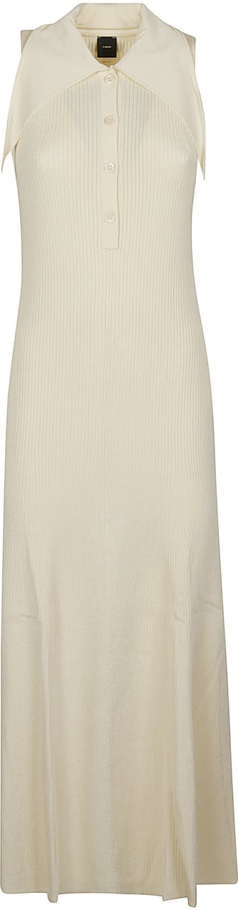 Pinko Escursione Long Dress Nude Beige