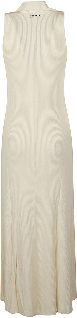 Pinko Escursione Long Dress Nude Beige