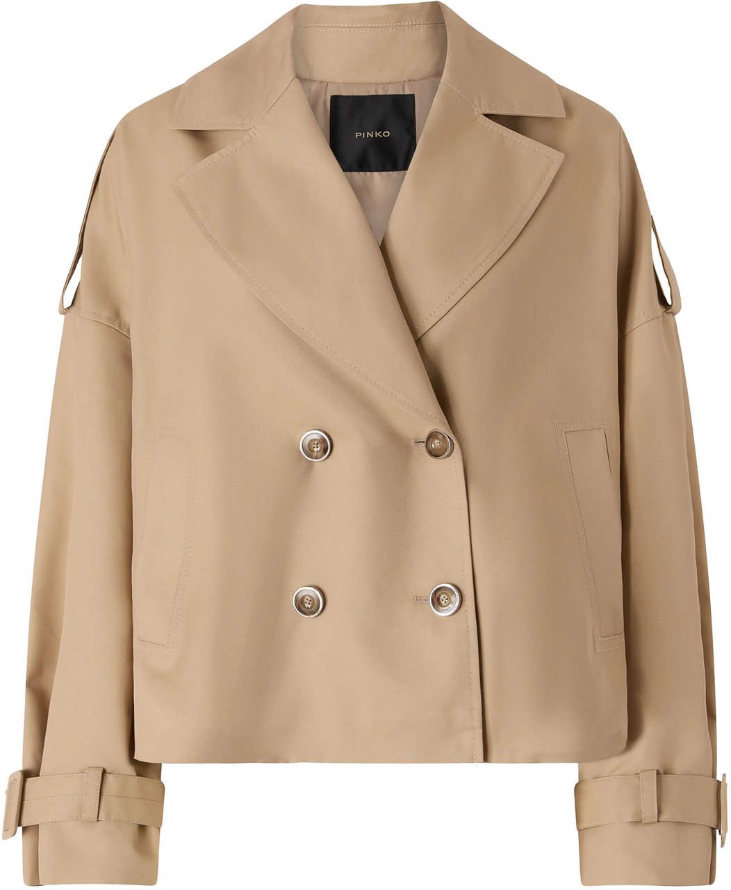Pinko Coats Beige Chantilly Beige