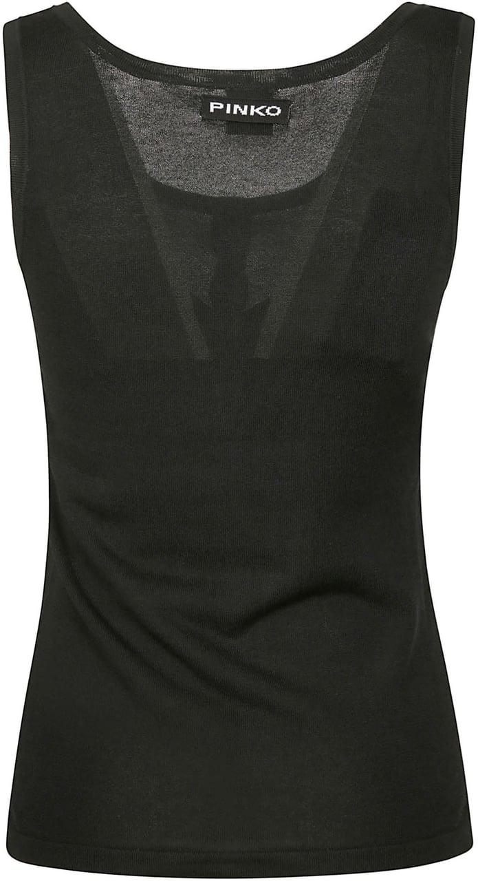 Pinko Ghibli Tank Top Black Zwart