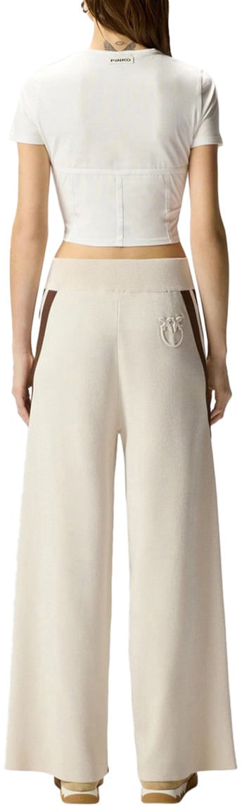 Pinko Trousers Gray Grijs