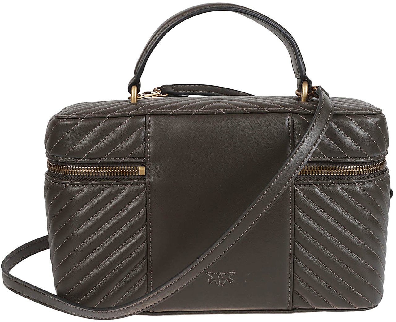 Pinko Vanity Case Classic Bag Green Groen