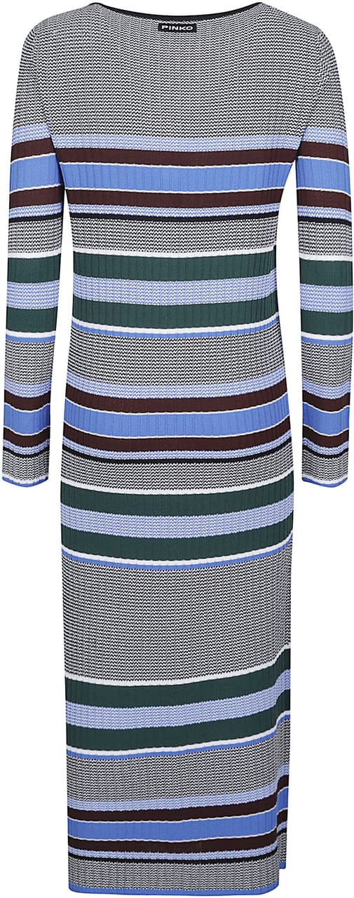 Pinko Bruma Long Dress Multicolour Divers